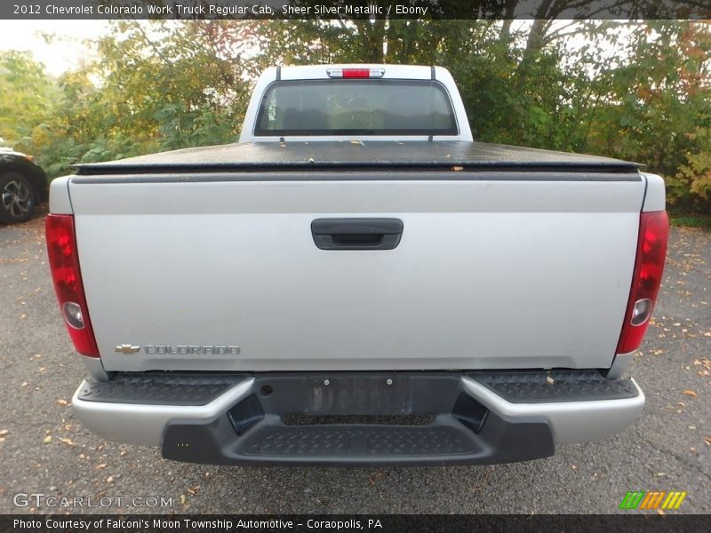 Sheer Silver Metallic / Ebony 2012 Chevrolet Colorado Work Truck Regular Cab