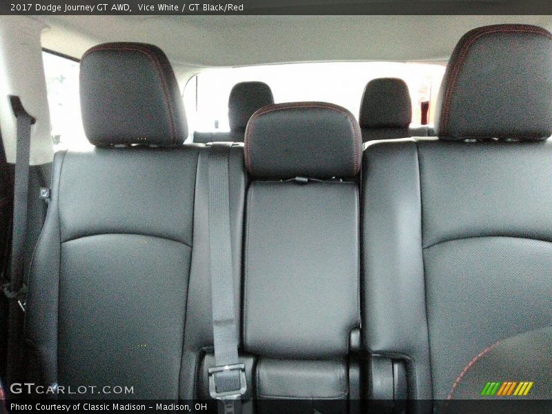 Vice White / GT Black/Red 2017 Dodge Journey GT AWD