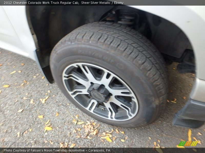 Sheer Silver Metallic / Ebony 2012 Chevrolet Colorado Work Truck Regular Cab