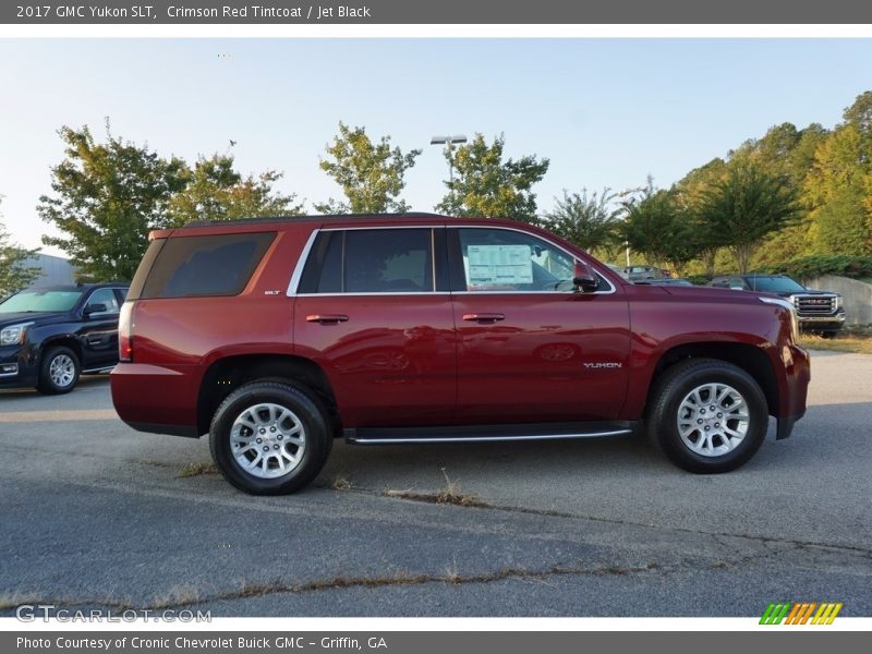 Crimson Red Tintcoat / Jet Black 2017 GMC Yukon SLT
