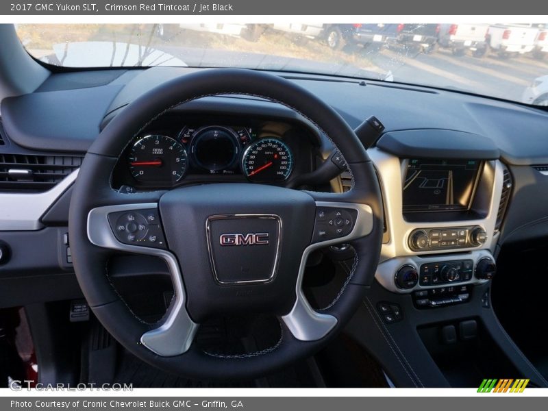 Crimson Red Tintcoat / Jet Black 2017 GMC Yukon SLT