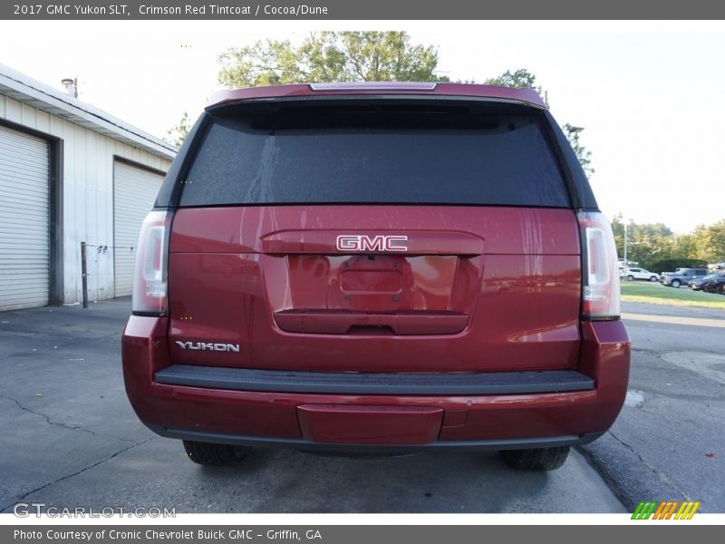 Crimson Red Tintcoat / Cocoa/Dune 2017 GMC Yukon SLT