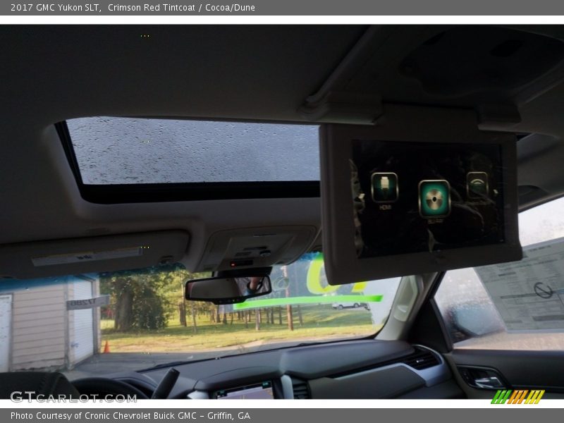 Crimson Red Tintcoat / Cocoa/Dune 2017 GMC Yukon SLT