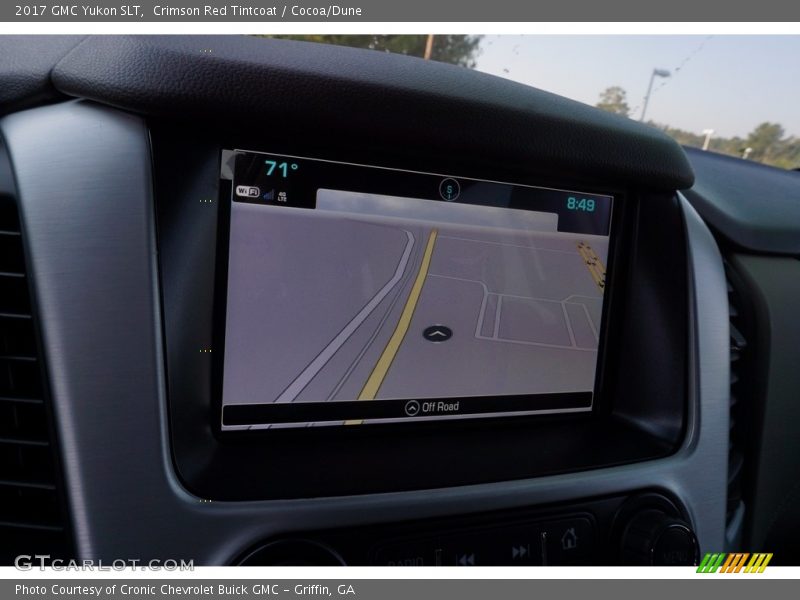 Crimson Red Tintcoat / Cocoa/Dune 2017 GMC Yukon SLT