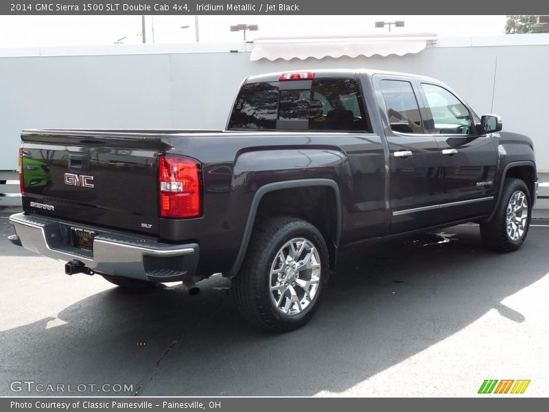 Iridium Metallic / Jet Black 2014 GMC Sierra 1500 SLT Double Cab 4x4