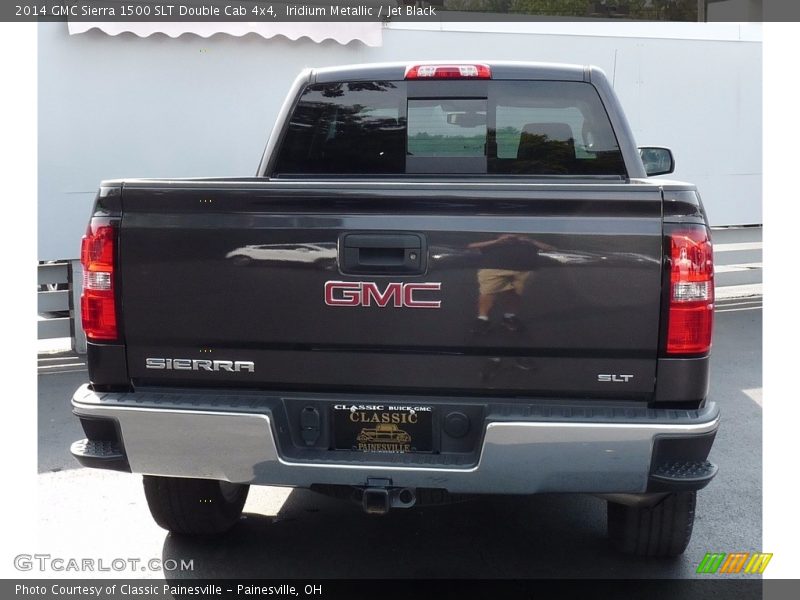 Iridium Metallic / Jet Black 2014 GMC Sierra 1500 SLT Double Cab 4x4