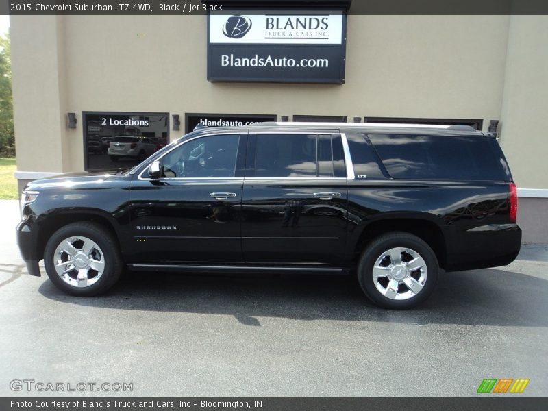 Black / Jet Black 2015 Chevrolet Suburban LTZ 4WD