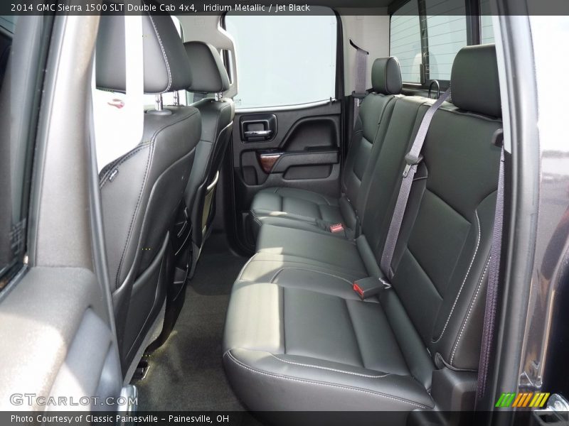 Iridium Metallic / Jet Black 2014 GMC Sierra 1500 SLT Double Cab 4x4