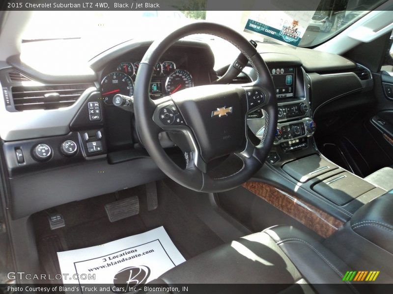 Black / Jet Black 2015 Chevrolet Suburban LTZ 4WD