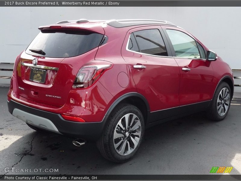 Winterberry Red Metallic / Ebony 2017 Buick Encore Preferred II