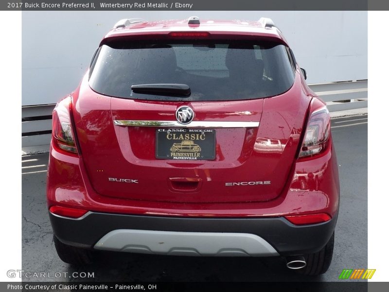 Winterberry Red Metallic / Ebony 2017 Buick Encore Preferred II