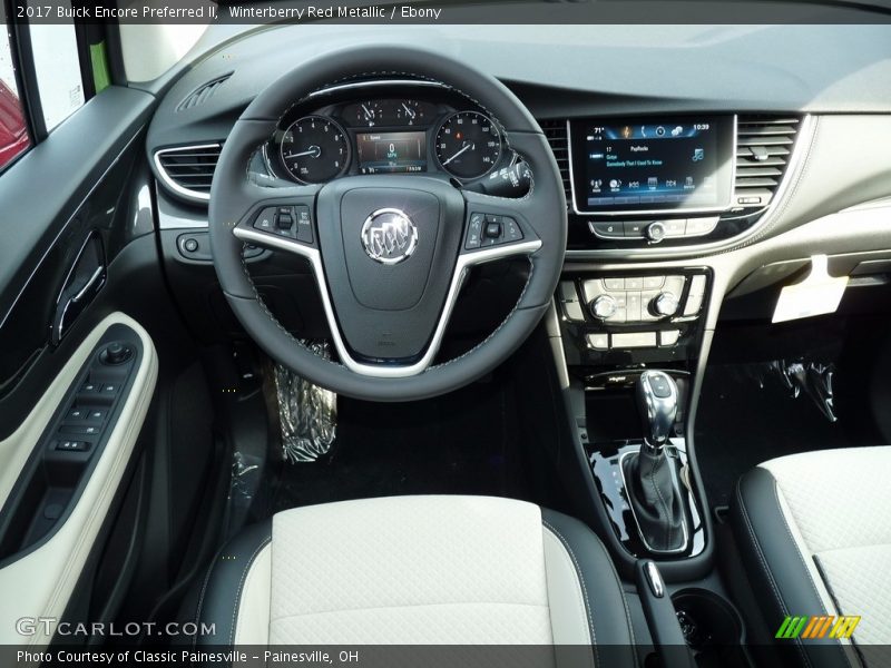 Winterberry Red Metallic / Ebony 2017 Buick Encore Preferred II