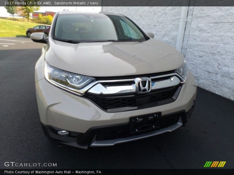 Sandstorm Metallic / Ivory 2017 Honda CR-V EX AWD