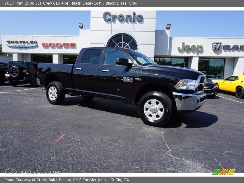 Black Clear-Coat / Black/Diesel Gray 2017 Ram 2500 SLT Crew Cab 4x4