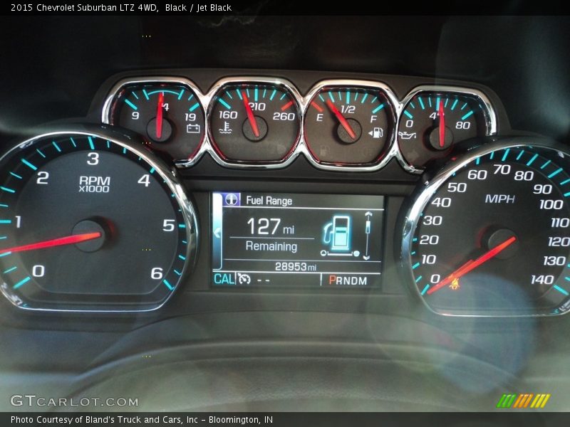 Black / Jet Black 2015 Chevrolet Suburban LTZ 4WD