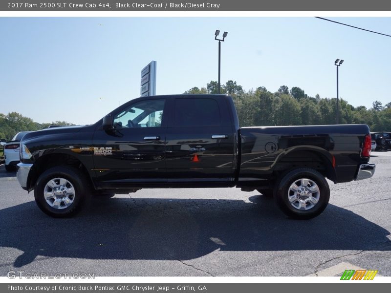 Black Clear-Coat / Black/Diesel Gray 2017 Ram 2500 SLT Crew Cab 4x4