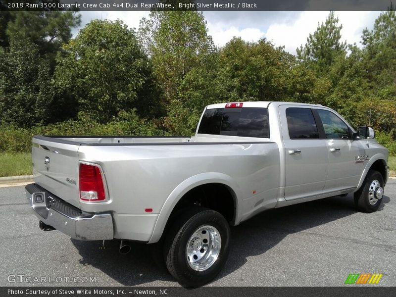 Bright Silver Metallic / Black 2018 Ram 3500 Laramie Crew Cab 4x4 Dual Rear Wheel