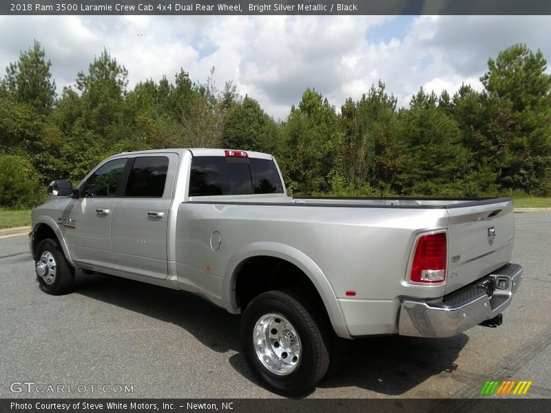 Bright Silver Metallic / Black 2018 Ram 3500 Laramie Crew Cab 4x4 Dual Rear Wheel