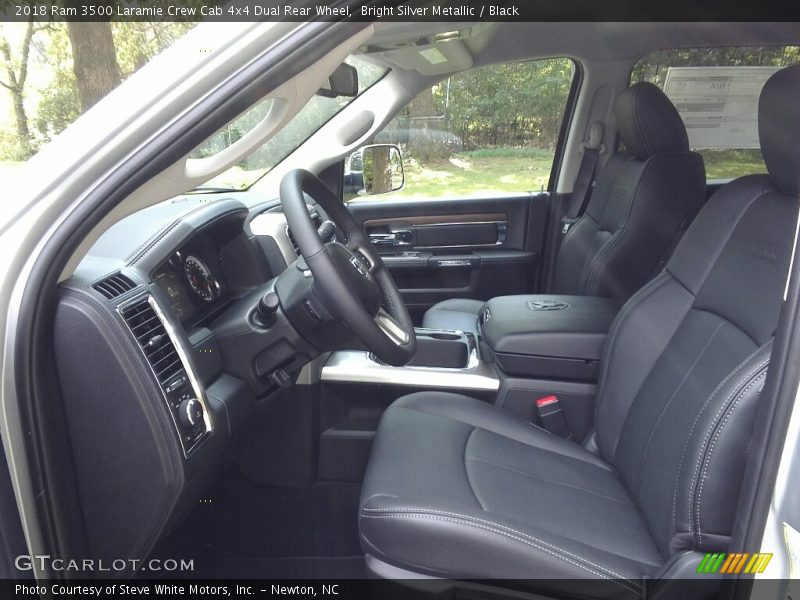 Bright Silver Metallic / Black 2018 Ram 3500 Laramie Crew Cab 4x4 Dual Rear Wheel