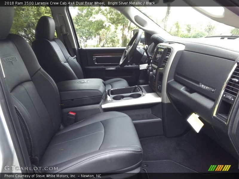 Bright Silver Metallic / Black 2018 Ram 3500 Laramie Crew Cab 4x4 Dual Rear Wheel