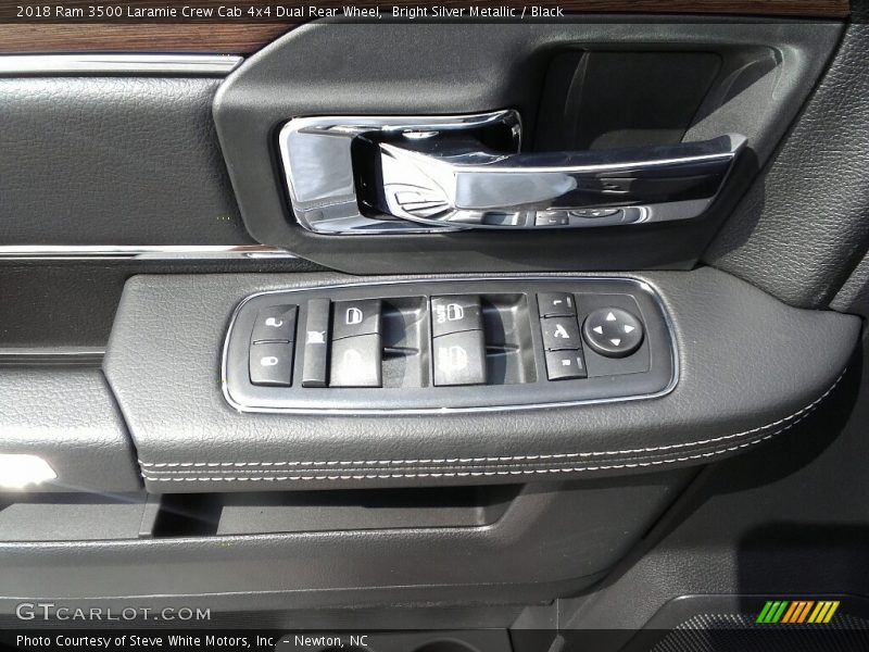 Bright Silver Metallic / Black 2018 Ram 3500 Laramie Crew Cab 4x4 Dual Rear Wheel