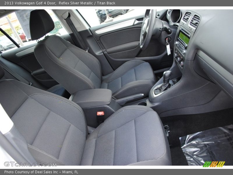 Reflex Silver Metallic / Titan Black 2013 Volkswagen Golf 4 Door