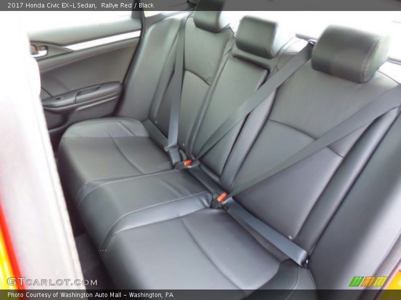 Rallye Red / Black 2017 Honda Civic EX-L Sedan