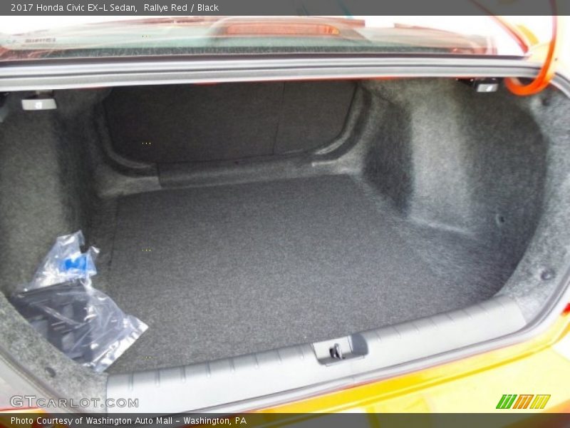 Rallye Red / Black 2017 Honda Civic EX-L Sedan