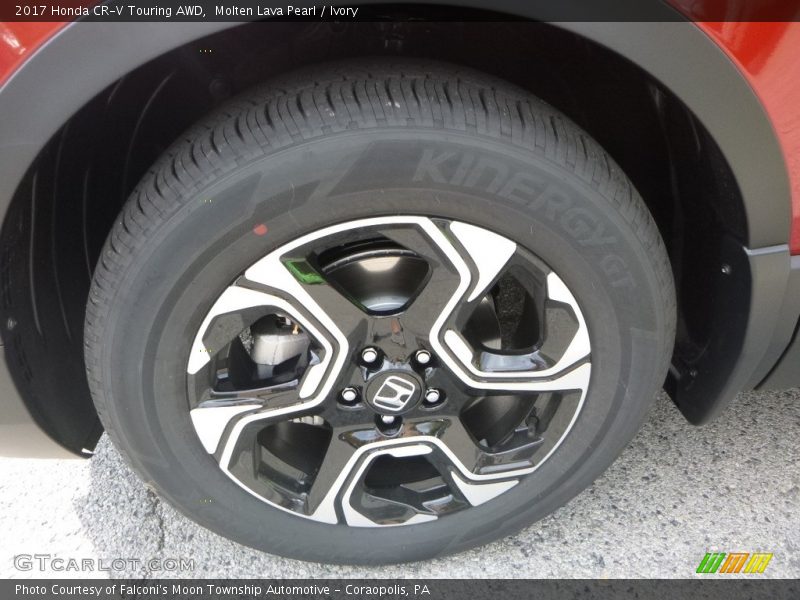Molten Lava Pearl / Ivory 2017 Honda CR-V Touring AWD
