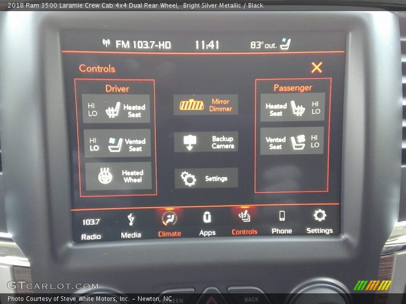 Bright Silver Metallic / Black 2018 Ram 3500 Laramie Crew Cab 4x4 Dual Rear Wheel