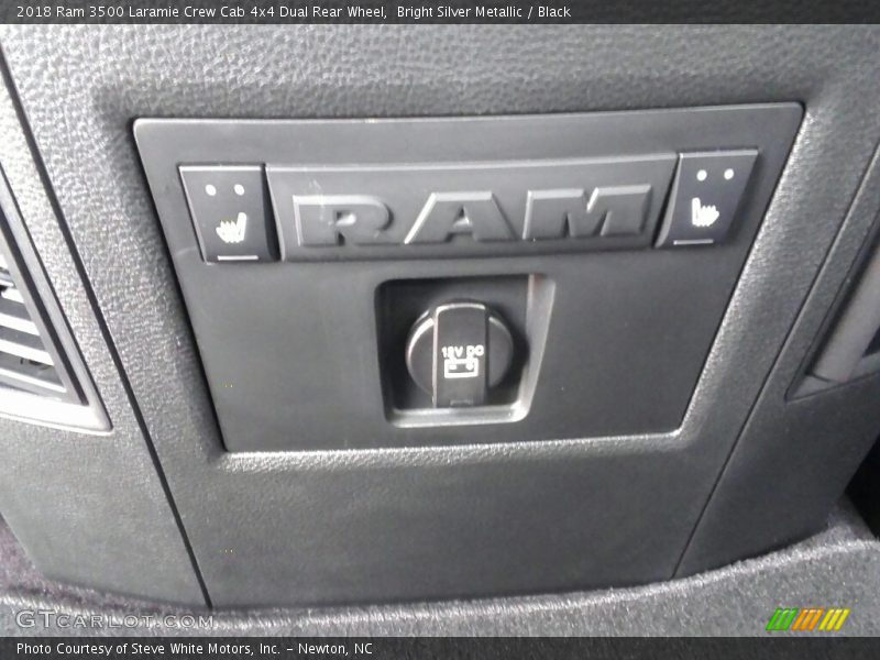 Bright Silver Metallic / Black 2018 Ram 3500 Laramie Crew Cab 4x4 Dual Rear Wheel
