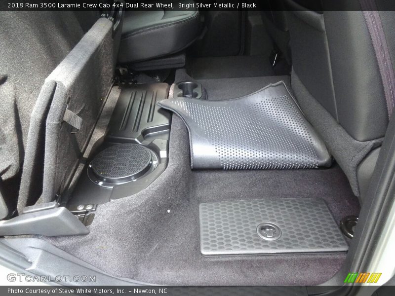 Bright Silver Metallic / Black 2018 Ram 3500 Laramie Crew Cab 4x4 Dual Rear Wheel