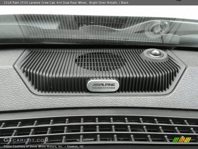 Bright Silver Metallic / Black 2018 Ram 3500 Laramie Crew Cab 4x4 Dual Rear Wheel