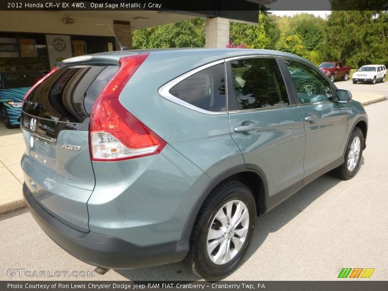 Opal Sage Metallic / Gray 2012 Honda CR-V EX 4WD