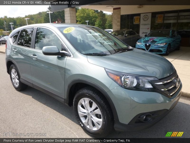 Opal Sage Metallic / Gray 2012 Honda CR-V EX 4WD