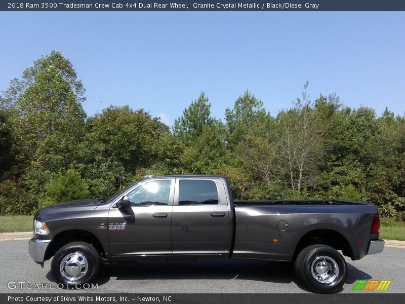 Granite Crystal Metallic / Black/Diesel Gray 2018 Ram 3500 Tradesman Crew Cab 4x4 Dual Rear Wheel