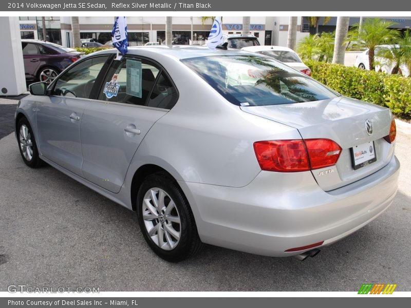 Reflex Silver Metallic / Titan Black 2014 Volkswagen Jetta SE Sedan