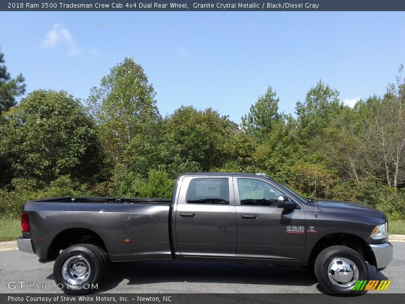 Granite Crystal Metallic / Black/Diesel Gray 2018 Ram 3500 Tradesman Crew Cab 4x4 Dual Rear Wheel