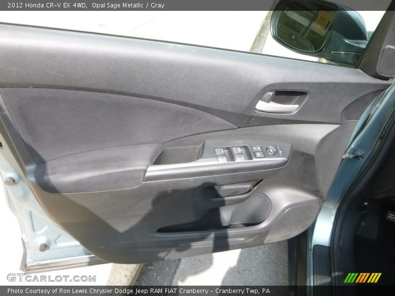 Opal Sage Metallic / Gray 2012 Honda CR-V EX 4WD