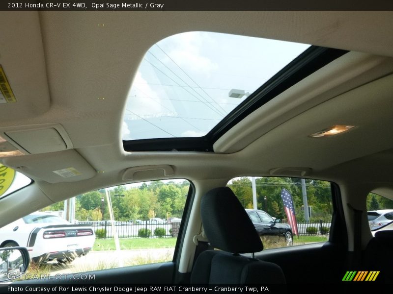 Opal Sage Metallic / Gray 2012 Honda CR-V EX 4WD