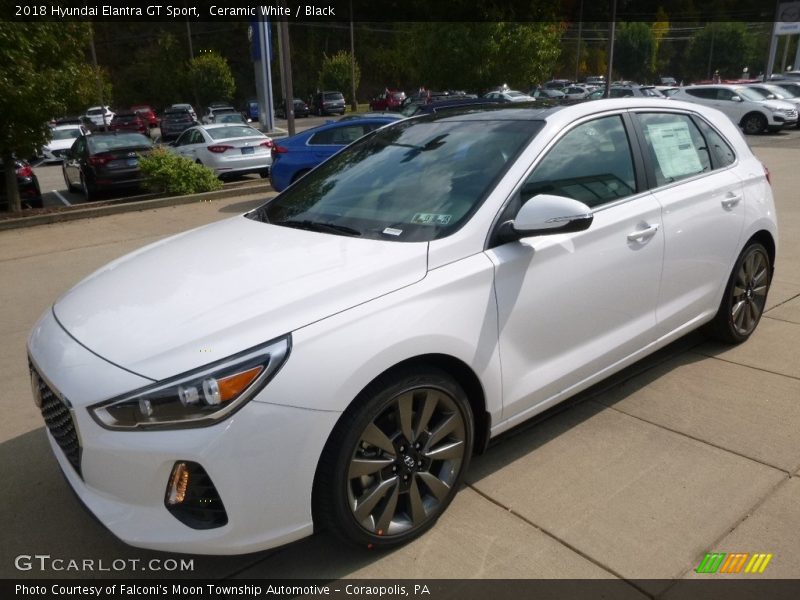Front 3/4 View of 2018 Elantra GT Sport