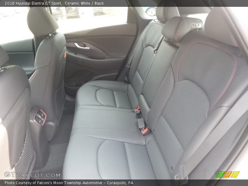 Ceramic White / Black 2018 Hyundai Elantra GT Sport