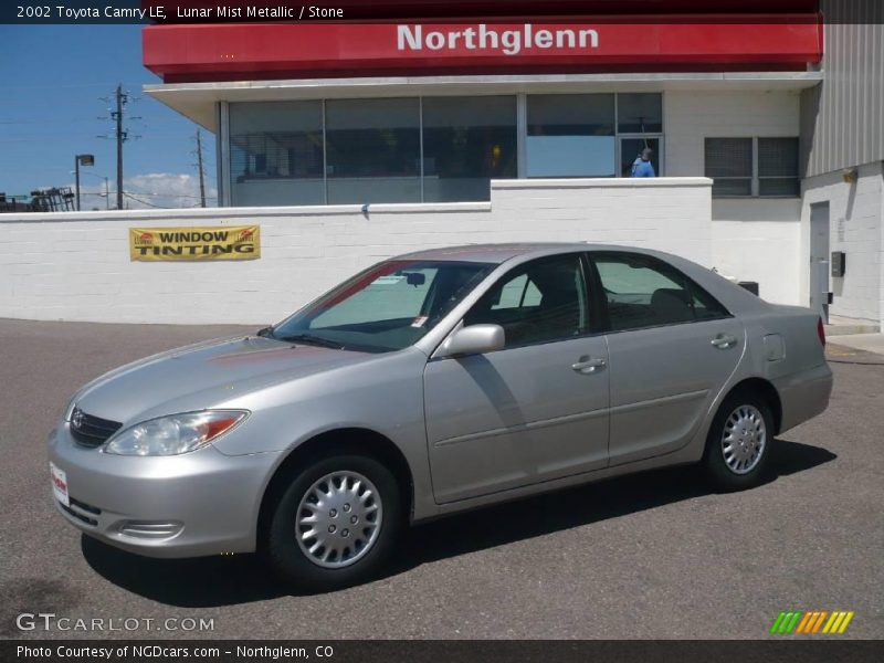 Lunar Mist Metallic / Stone 2002 Toyota Camry LE