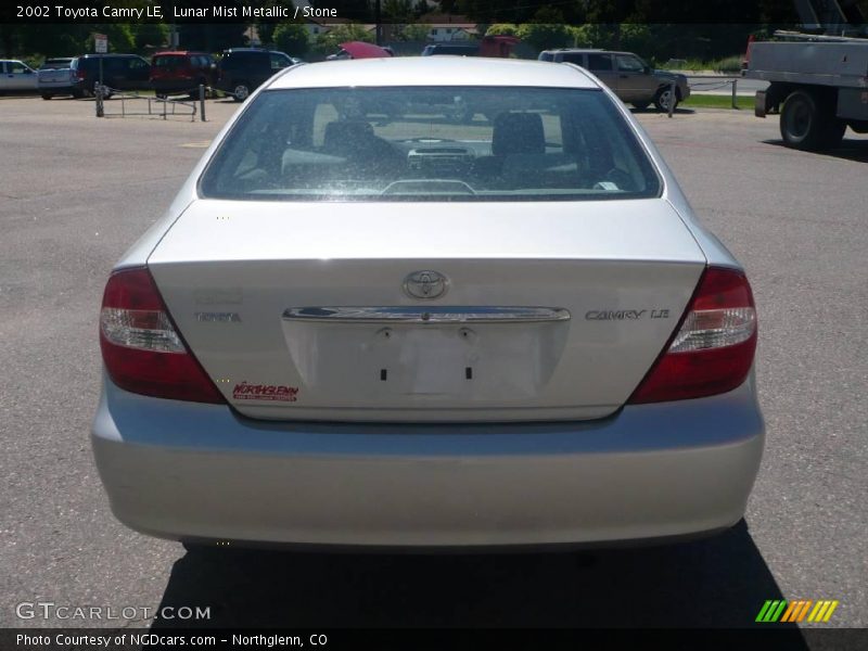 Lunar Mist Metallic / Stone 2002 Toyota Camry LE