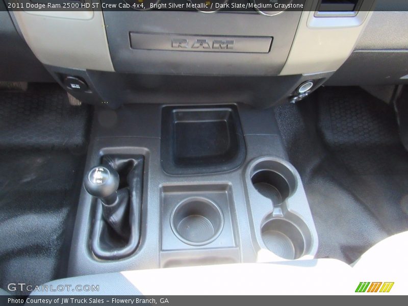 Bright Silver Metallic / Dark Slate/Medium Graystone 2011 Dodge Ram 2500 HD ST Crew Cab 4x4