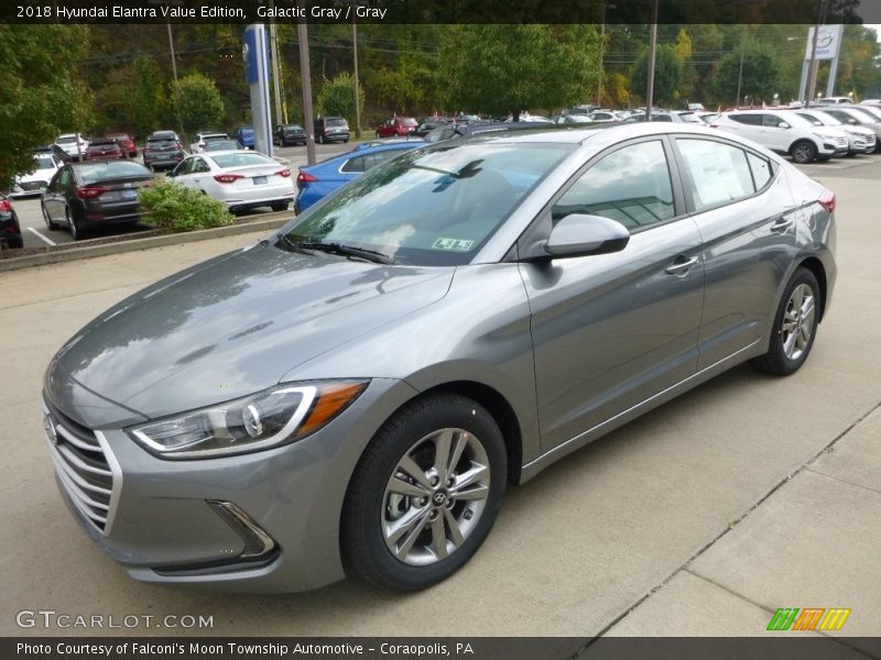Galactic Gray / Gray 2018 Hyundai Elantra Value Edition