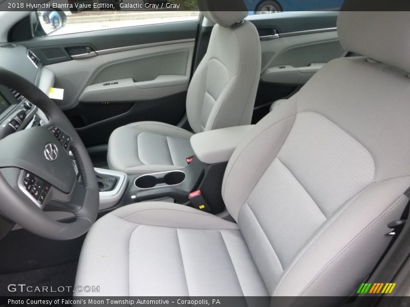 Galactic Gray / Gray 2018 Hyundai Elantra Value Edition