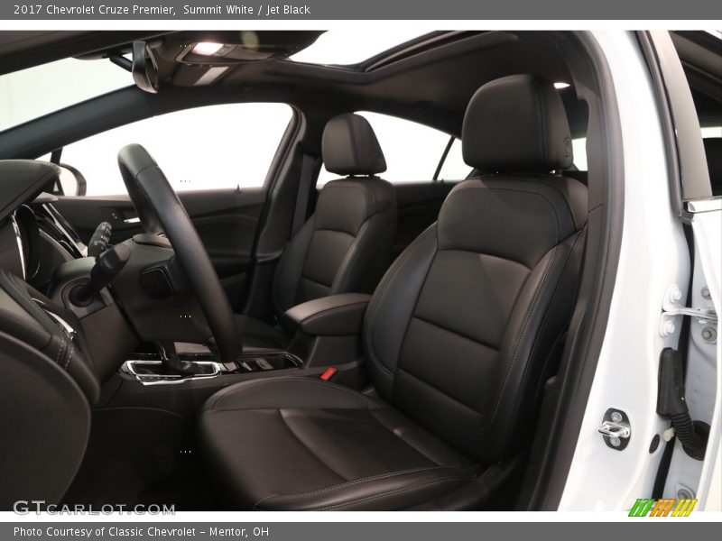 Summit White / Jet Black 2017 Chevrolet Cruze Premier