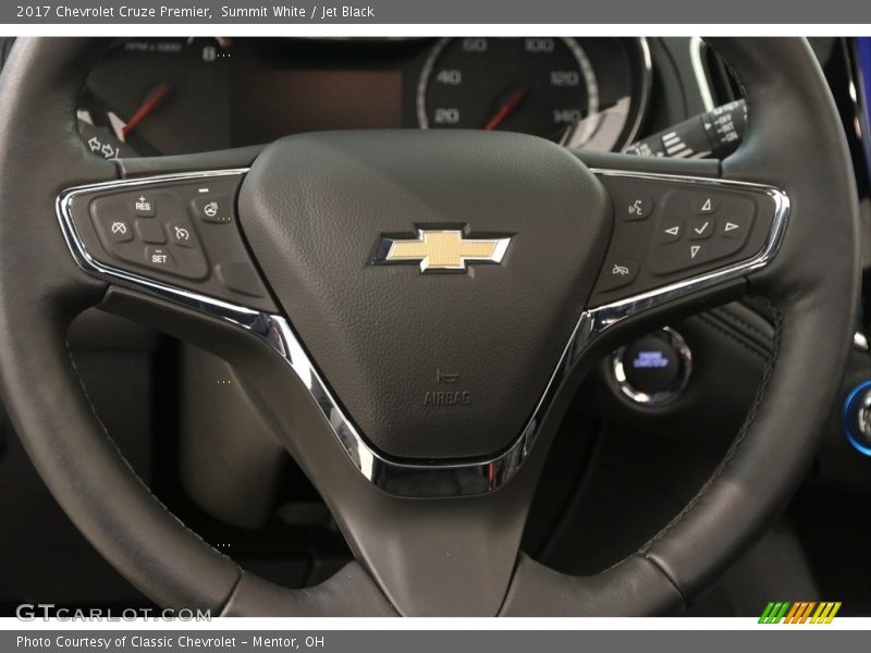 Summit White / Jet Black 2017 Chevrolet Cruze Premier