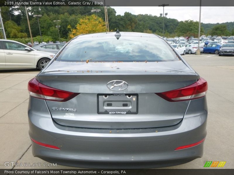 Galactic Gray / Black 2018 Hyundai Elantra Value Edition